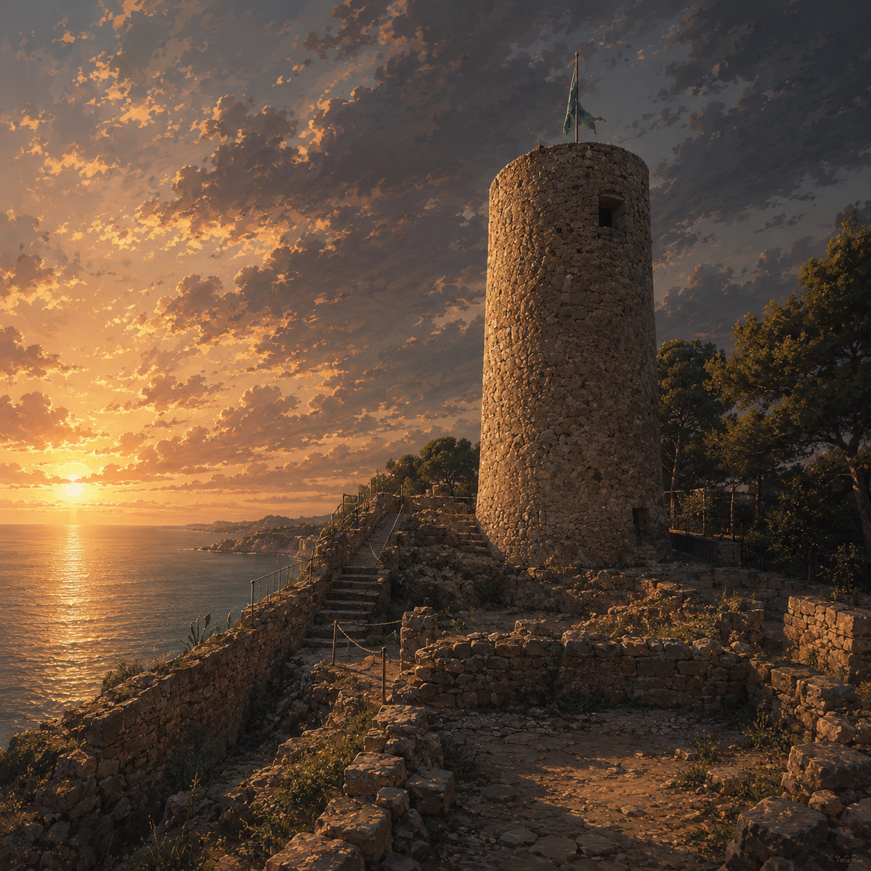 Castillo de Sant Joan en Blanes